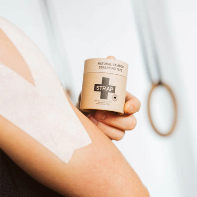 Strap™ Athletic Tape, 1.97 Inch x 5-1/2 Yard, Tan, 1 Box of 3 (General Wound Care) - Img 5