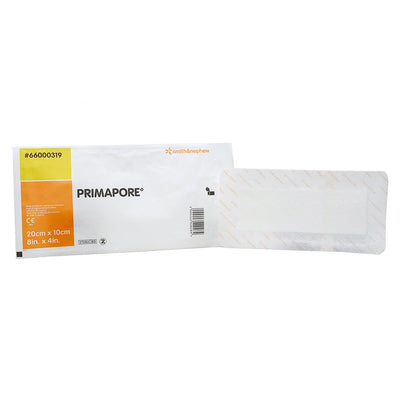 Primapore Adhesive Dressing, 10 x 20 Centimeter, 1 Case of 200 () - Img 1