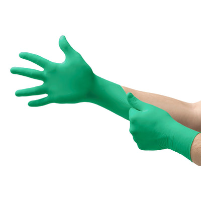 Neogard® Polychloroprene Standard Cuff Length Exam Glove, Large, Green, 1 Case of 1000 () - Img 2
