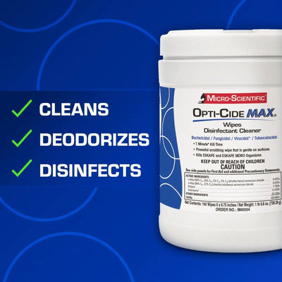 Opti-Cide® Max Surface Disinfectant Cleaner Wipes, 1 Case of 12 (Cleaners and Disinfectants) - Img 8