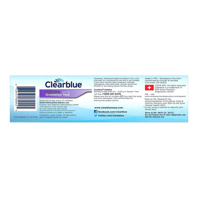 OVULATION TEST, CLEARBLUE ADVANCED DIGITAL (10/CT) (Test Kits) - Img 2