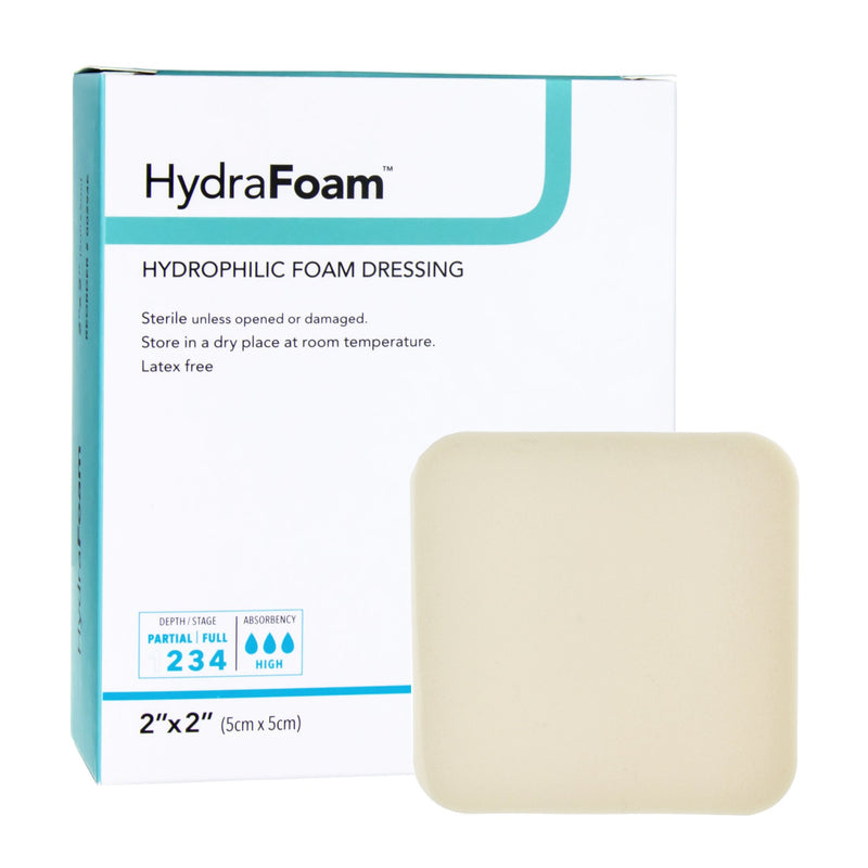 HydraFoam™ Nonadhesive without Border Foam Dressing, 2 x 2 Inch, 1 Box of 10 (Advanced Wound Care) - Img 1