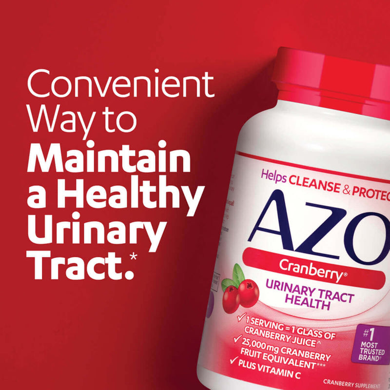 AZO Cranberry® Vaccinium Macrocarpon Urinary Pain Relief, 1 Bottle (Over the Counter) - Img 4