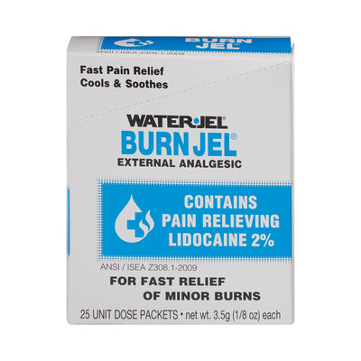 Water Jel® Burn Jel® Lidocaine Burn Relief, 1 Box of 25 (Over the Counter) - Img 2