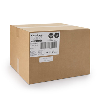KerraMax Care® Gentle Border Super Absorbent Dressing, 6 x 6 Inch, 1 Carton of 10 (Advanced Wound Care) - Img 4