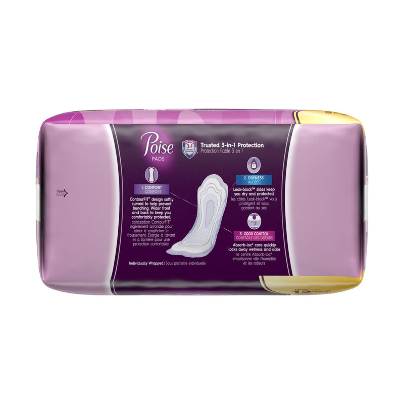 Poise® Maximum Bladder Control Pad, 14.6 Inch Length, 1 Case of 78 () - Img 5