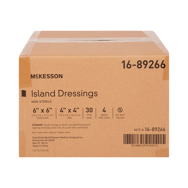 McKesson Adhesive Dressing, 6 x 6 Inch, 1 Bag of 30 (General Wound Care) - Img 3