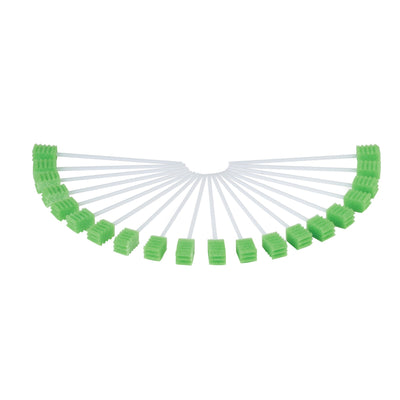 Toothette Plus Oral Swabsticks Foam Tip Untreated, 6" Length, Green, 1 Case of 50 (Mouth Care) - Img 3