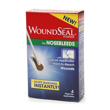 WoundSeal® Hemostatic Agent for Nosebleeds, 4 per Pack, 1 Box (Advanced Wound Care) - Img 1