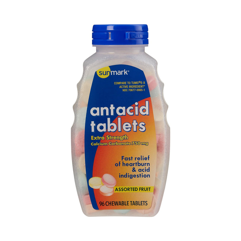 sunmark® Calcium Carbonate Antacid, 1 Bottle (Over the Counter) - Img 5