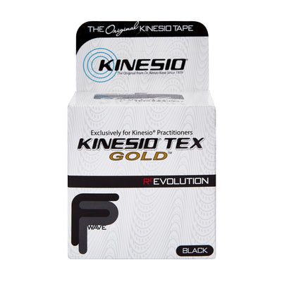 Kinesio® Tex Gold™ Cotton Kinesiology Tape, 2 Inch x 5-1/2 Yard, Black, 1 Each (General Wound Care) - Img 2