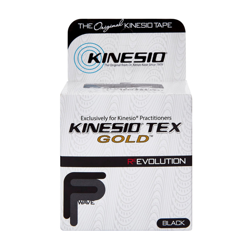 Kinesio® Tex Gold™ Cotton Kinesiology Tape, 2 Inch x 5-1/2 Yard, Black, 1 Each (General Wound Care) - Img 2