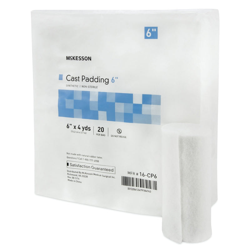 McKesson White Polyester Cast Padding, 6 Inch x 4 Yard, 1 Bag of 20 (Casting) - Img 5