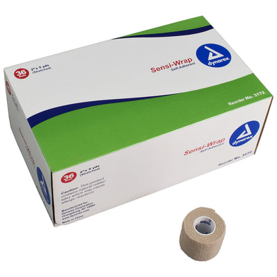 Sensi-Wrap Self-adherent Closure Cohesive Bandage, 2 Inch x 5 Yard, 1 Each (General Wound Care) - Img 1