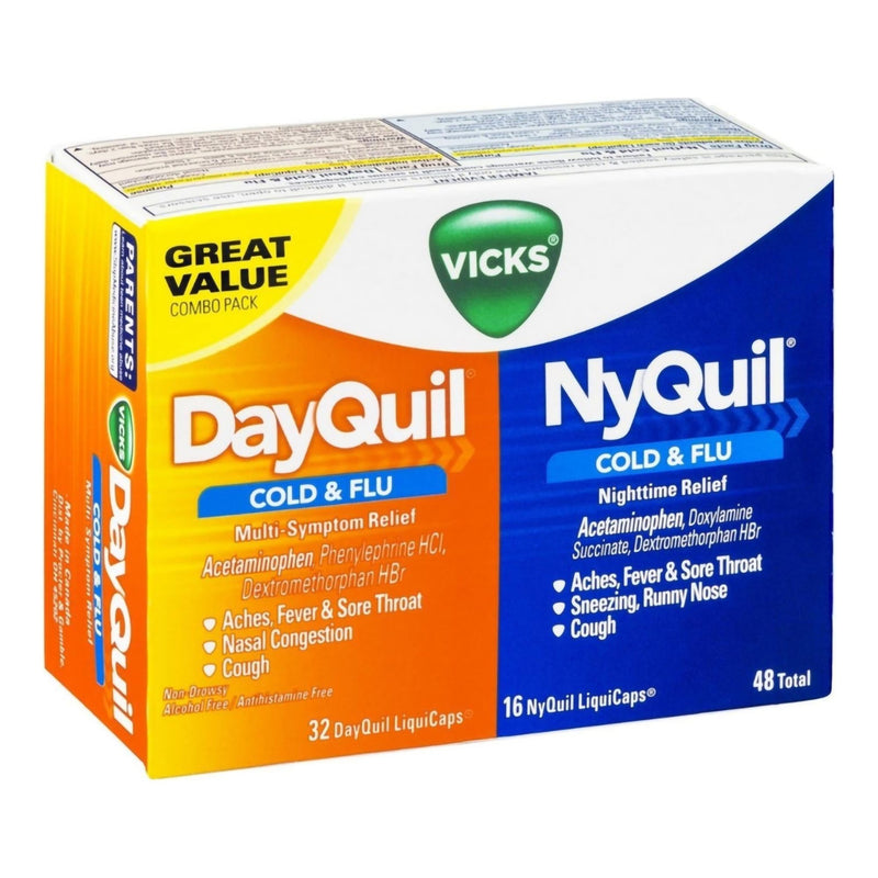 NYQUIL/DAYQUIL, LIQCAP COMBO (48/CT) (Over the Counter) - Img 2