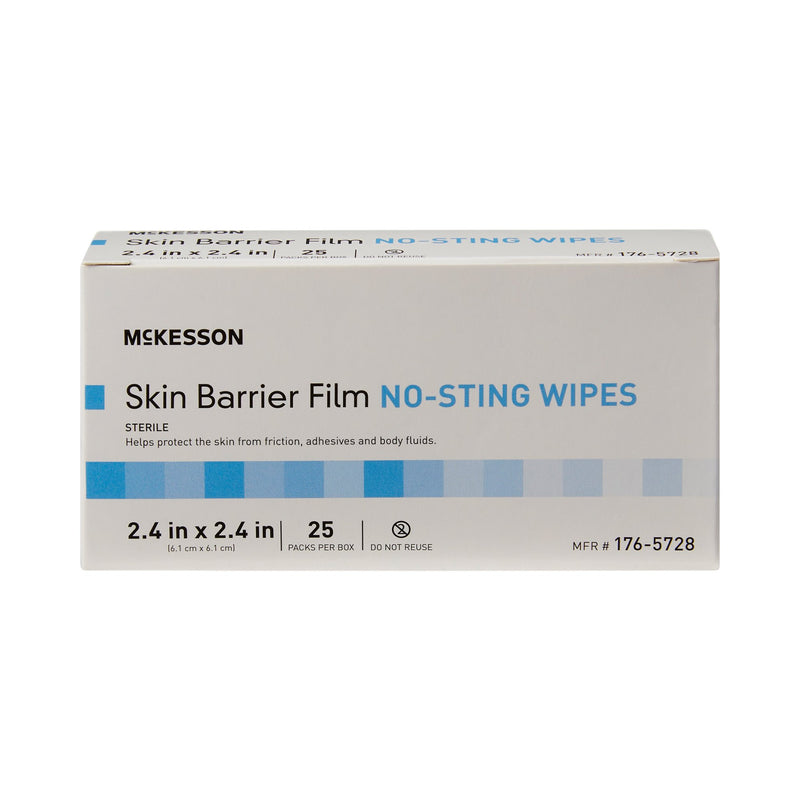 McKesson Skin Barrier Wipe, 1 Box of 25 (Skin Care) - Img 2