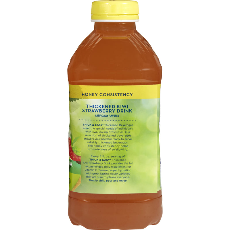 Thick & Easy® Clear Honey Consistency Kiwi Strawberry Thickened Beverage, 46-ounce Bottle, 1 Each (Nutritionals) - Img 4