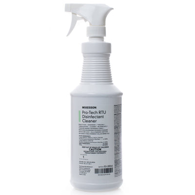 McKesson Pro-Tech Surface Disinfectant Cleaner Alcohol-Based Liquid, Non-Sterile, Floral Scent, 32 oz Bottle, 1 Case of 12 (Cleaners and Disinfectants) - Img 6