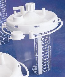 Allied® Suction Canister for use with OptiVac® aspirators, 1500 mL, 1 Each (Suction Canisters and Liners) - Img 1