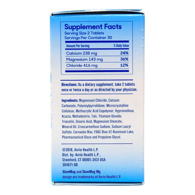 Slow-Mag® Magnesium Chloride Mineral Supplement, 1 Bottle (Over the Counter) - Img 4