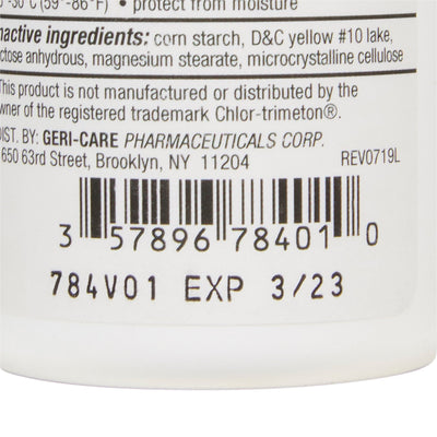 Health*Star® Chlorpheniramine Maleate Allergy Relief, 1 Bottle of 100 (Over the Counter) - Img 7