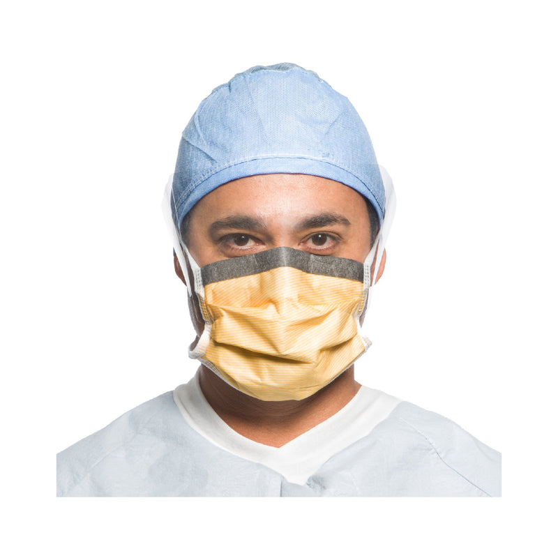 FluidShield® Surgical Mask with Eye Shield, 1 Box of 25 (Masks) - Img 2