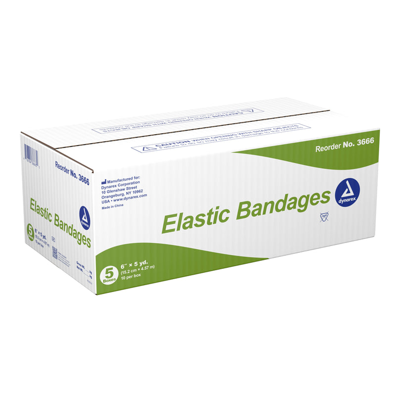 Dynarex® Clip Detached Closure Elastic Bandage, 6 Inch x 4-1/2 Yard, 1 Case of 50 (General Wound Care) - Img 3