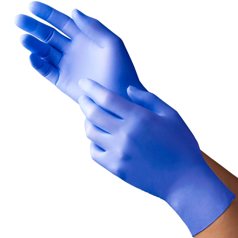 New Age® 9128 Series Nitrile Exam Glove, Medium, Violet-Blue, 1 Box of 250 () - Img 2