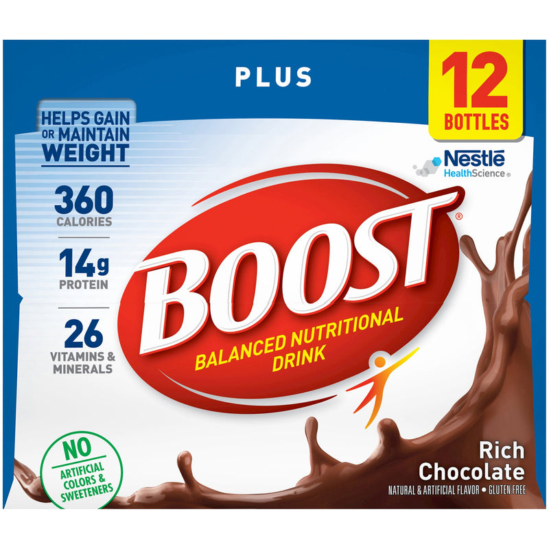 Boost® Plus Chocolate Oral Supplement, 8 oz. Bottle, 1 Pack of 12 (Nutritionals) - Img 7