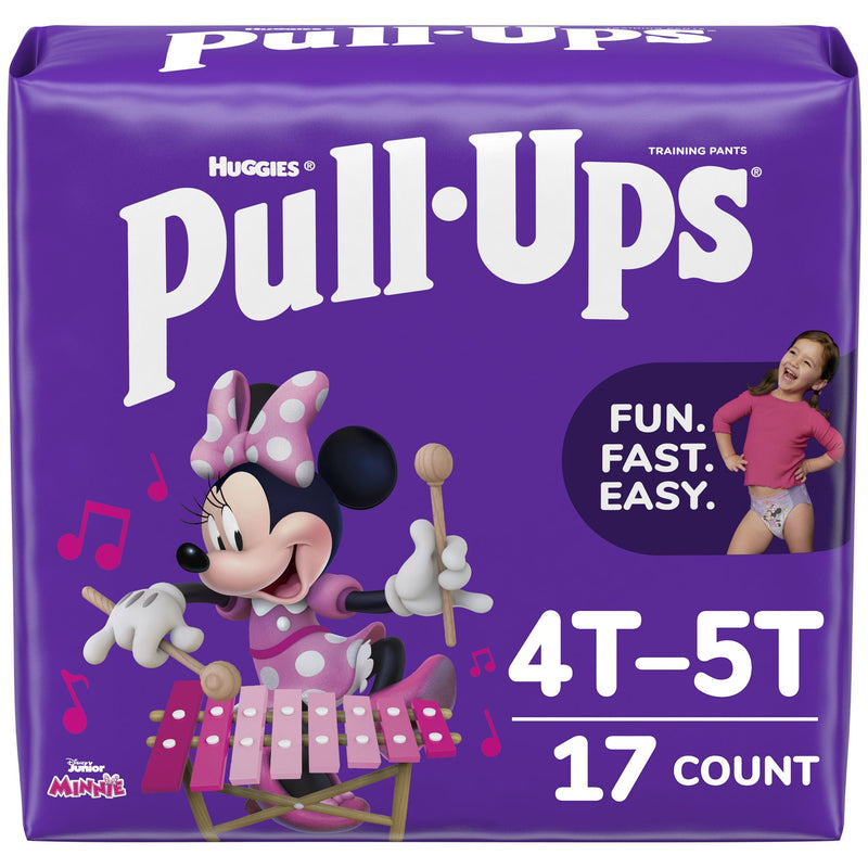 Pull-Ups® Learning Designs® for Girls Training Pants, 4T to 5T, 1 Case of 68 () - Img 1