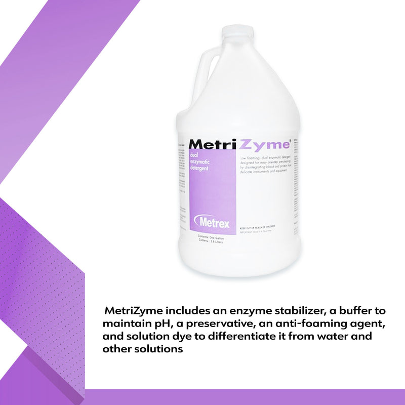 MetriZyme® Dual Enzymatic Instrument Detergent, 1 gal Jug, 1 Each (Cleaners and Solutions) - Img 2