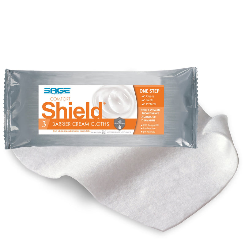 Shield® Barrier Cream Cloths, Soft Pack, 1 Each (Skin Care) - Img 1