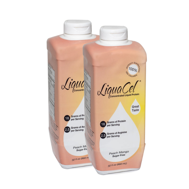 LiquaCel™ Peach Mango Oral Protein Supplement, 32 oz. Bottle, 1 Each (Nutritionals) - Img 4