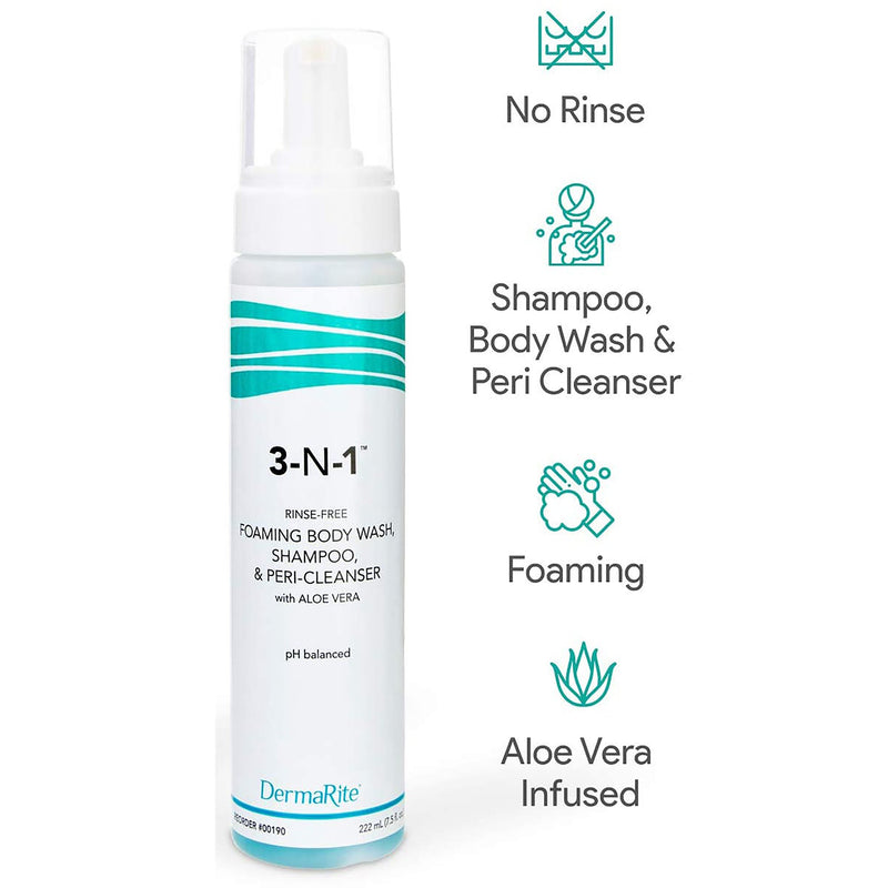 3-N-1™ Scented Cleansing Foam® Body Wash, 7.5 oz. Pump Bottle, 1 Case of 12 (Skin Care) - Img 3