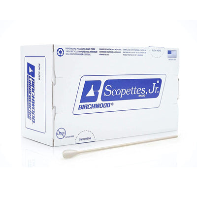 Scopettes® Jr. OB/GYN Swabstick, 8-Inch Length, 1 Case of 500 (Specimen Collection) - Img 1