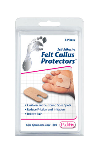 Felt Callus Protectors (Pk/8) (Callous, Corn & Wart Removers) - Img 1