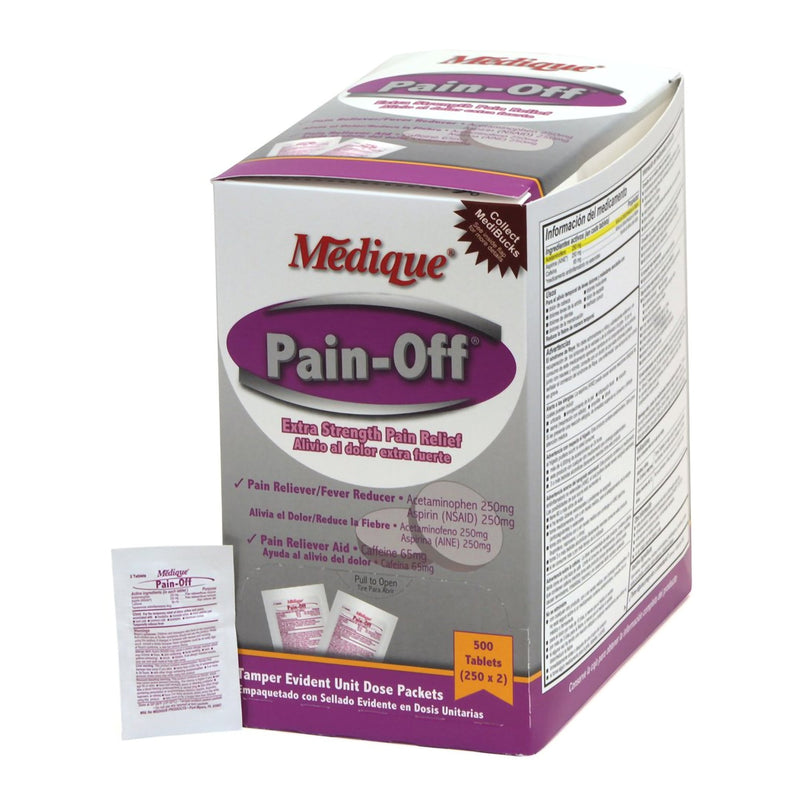 Pain-Off® Acetaminophen / Aspirin / Caffeine Pain Relief, 1 Box of 500 (Over the Counter) - Img 1