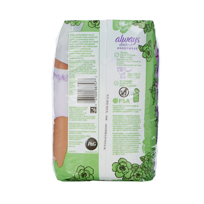 Always® Discreet Maximum Absorbent Underwear, Large, 1 Pack of 17 () - Img 3