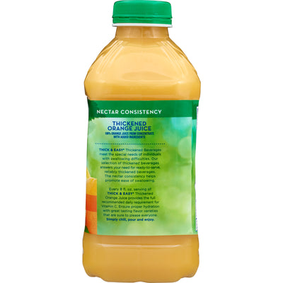 Thick & Easy® Clear Nectar Consistency Orange Juice Thickened Beverage, 46 oz. Bottle, 1 Each (Nutritionals) - Img 2