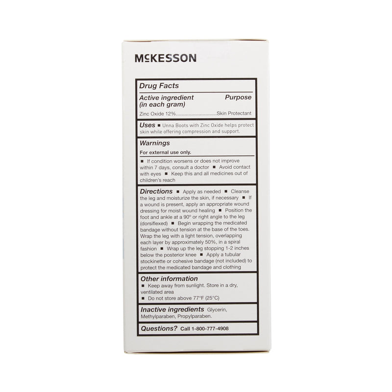 McKesson Unna Boot with Zinc Oxide, 3 Inch x 10 Yard, 1 Box (General Wound Care) - Img 9