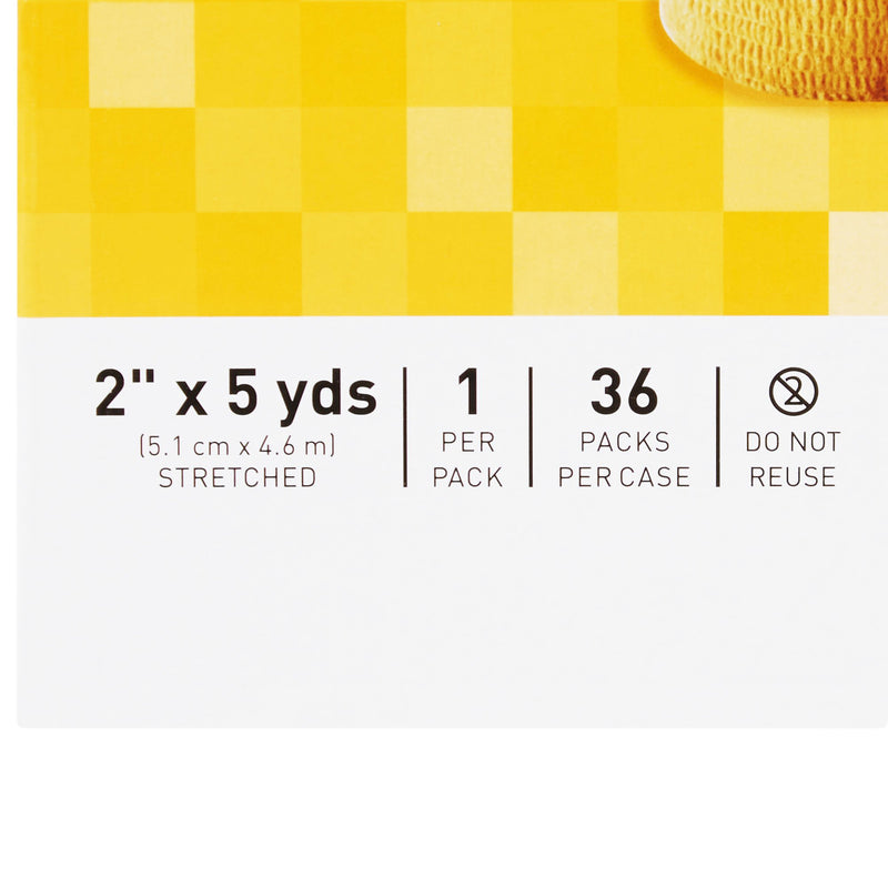 McKesson Self-adherent Closure Cohesive Bandage, 2 Inch x 5 Yard, 1 Case of 36 (General Wound Care) - Img 3