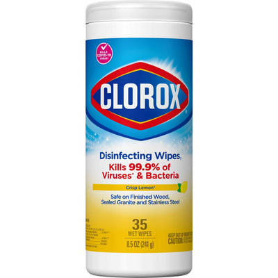 Clorox® Surface Disinfectant Wipes, Small Canister, 1 Pack (Cleaners and Disinfectants) - Img 1