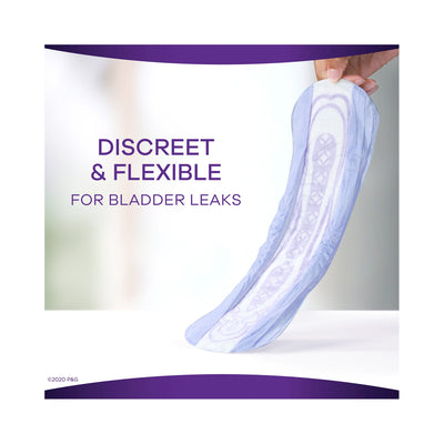 Always® Discreet Maximum Incontinence Liner, Long Length, 1 Pack of 39 () - Img 4