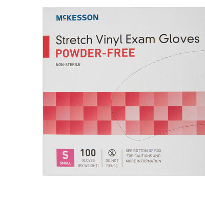 McKesson Stretch Vinyl Exam Glove, Small, Ivory, 1 Box of 100 () - Img 8