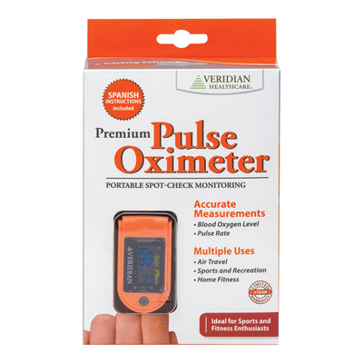 SmartHeart Fingertip Pulse Oximeter, Blood Oxygen Saturation Monitor, Premium, 1 Case of 24 (Oximetry) - Img 2