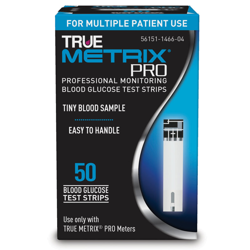 TEST STRIP, BLD GLUC TRUE METRIX PRO NFRS (50/BX 24BX/CS) (Diabetes Monitoring) - Img 1