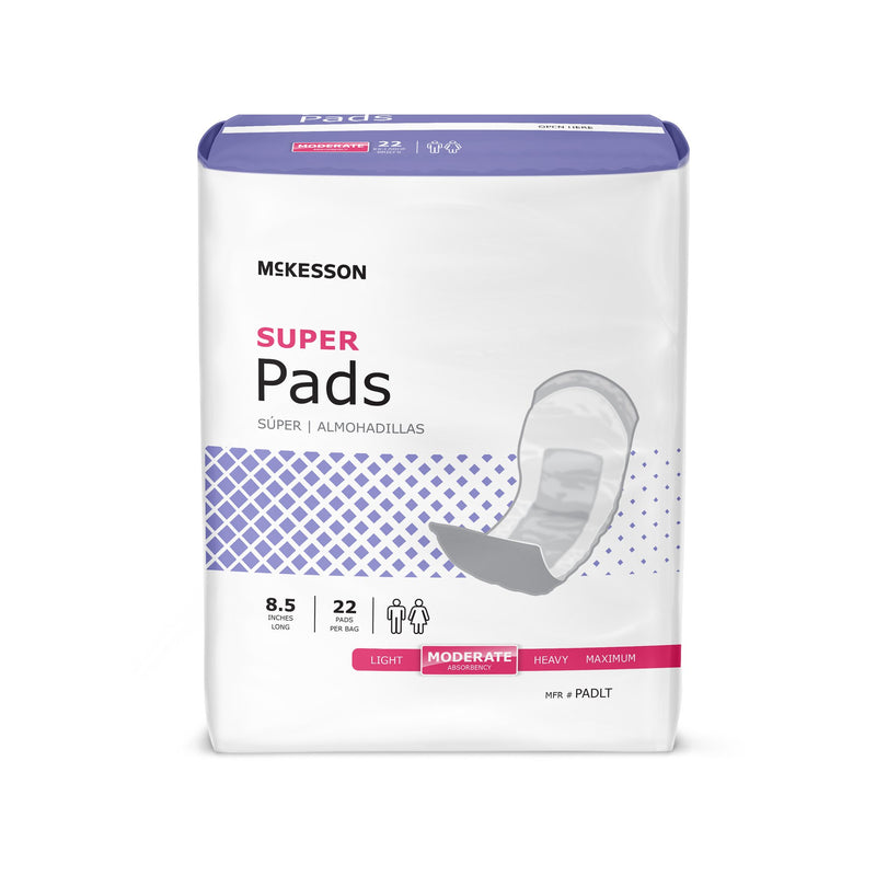McKesson Super Moderate Absorbency Bladder Control Pad, 8½-Inch Length, 1 Bag () - Img 1