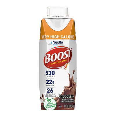 Boost® Very High Calorie Chocolate Oral Supplement, 8 oz. Carton, 1 Case of 24 (Nutritionals) - Img 1