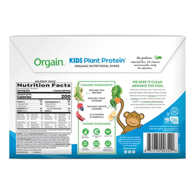 Orgain® Kids Plant Protein™ Nutritional Shake Pediatric Oral Supplement, 1 Each () - Img 4