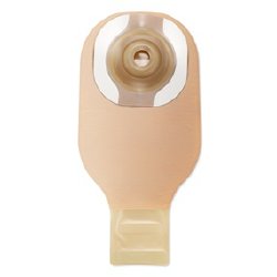 Premier™ One-Piece Drainable Beige Ostomy Pouch, 12 Inch Length, Up to 2 Inch Stoma, 1 Box of 5 (Ostomy Pouches) - Img 1